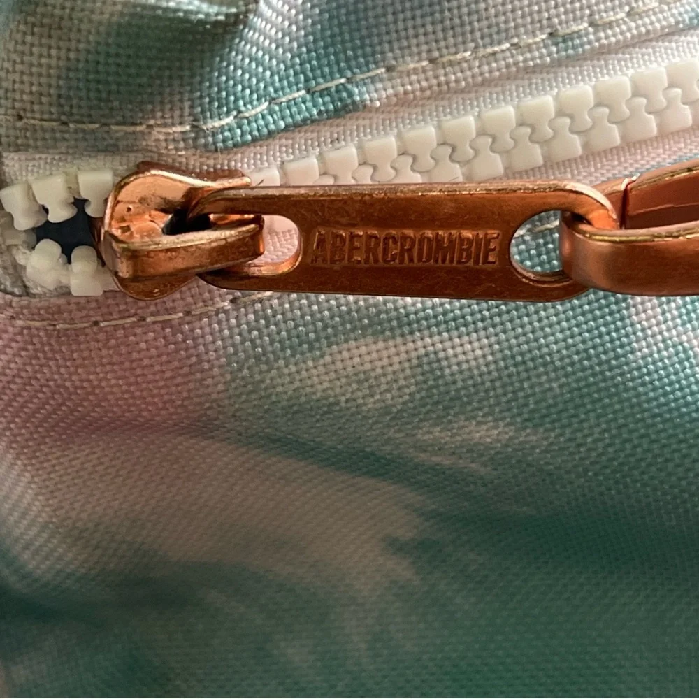 Abercrombie & Fitch Pastel Green‎ Pink Girls School Backpack Moose Charm